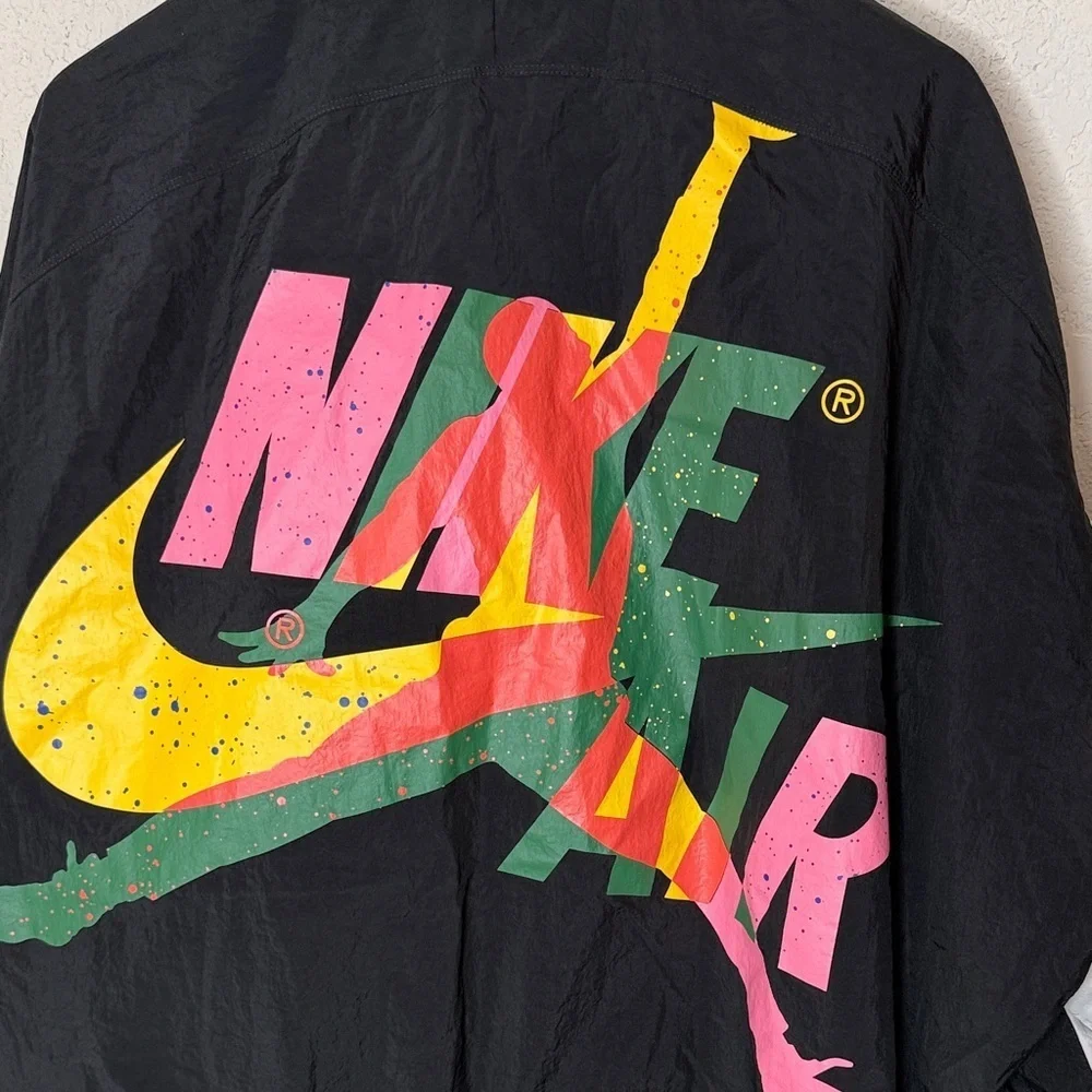 Retro Air Jordan Black Track Jacket XL